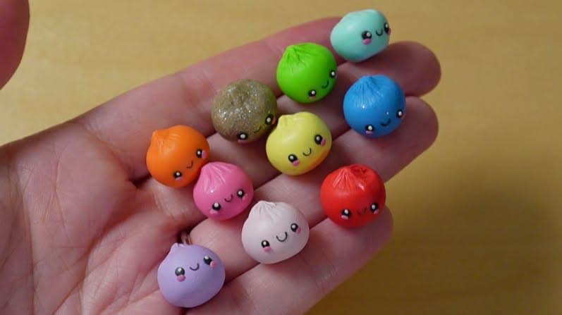 ONE Mystery Mini Dumpling Clay Figure